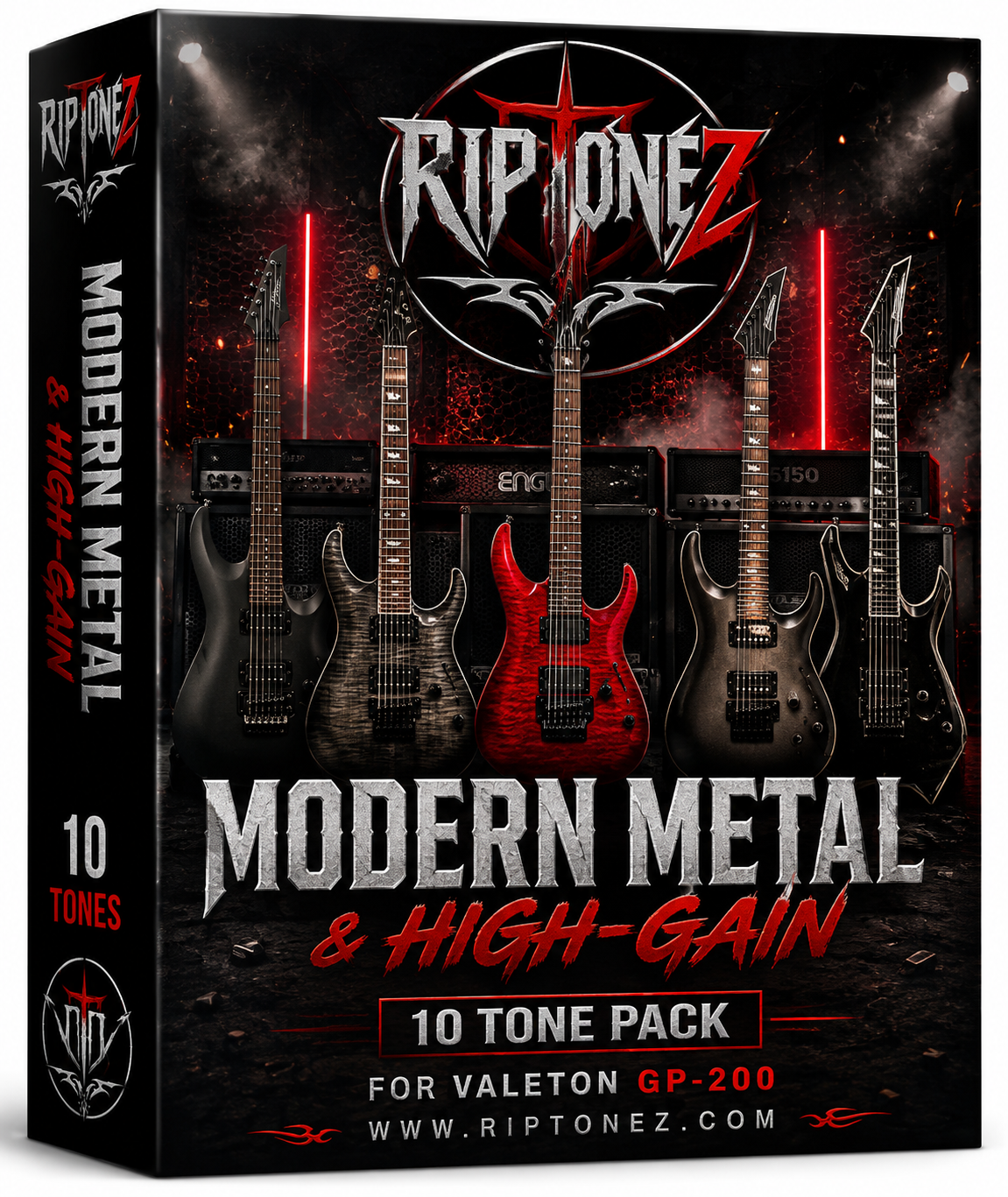 RipToneZ Modern Metal & High-Gain 10 Tone Pack for the Valeton GP-200