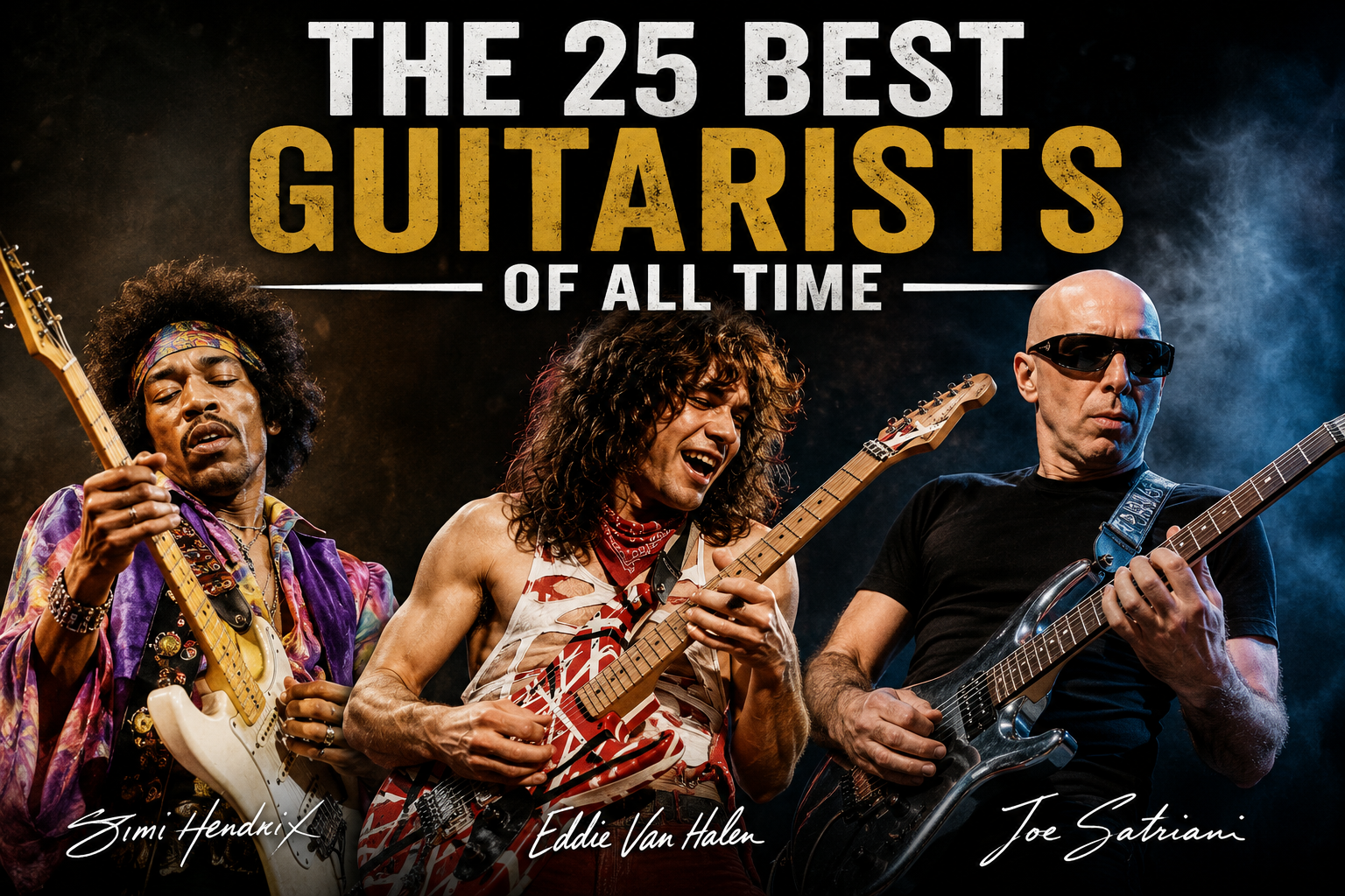 Top 25 Guitarists of All Time: The Guitar Plugged Definitive List