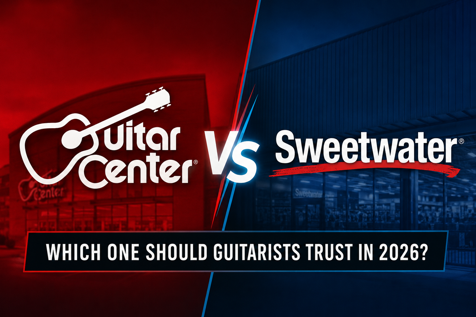 Guitar Center vs Sweetwater in 2026: Which One Should Guitarists Trust?