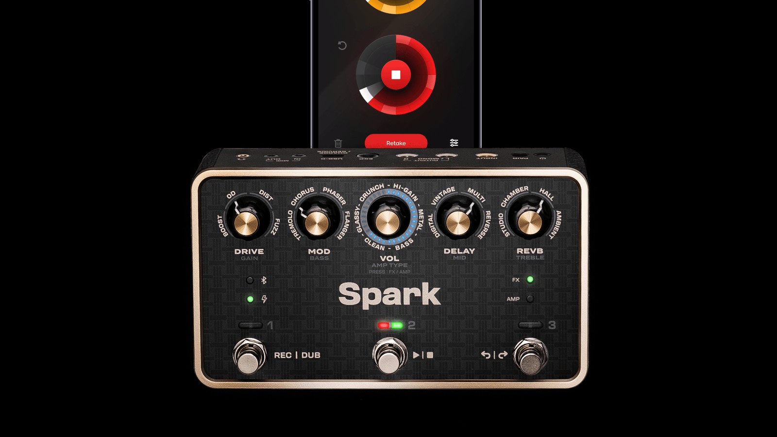 Positive Grid Spark PEDAL Puts a Full Guitar Rig at Your Feet for $199